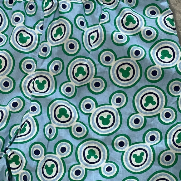 Hanna Andersson x Disney Collab Mickey Mouse Ears Pattern Shorts Size 10 140cm - Picture 2 of 6